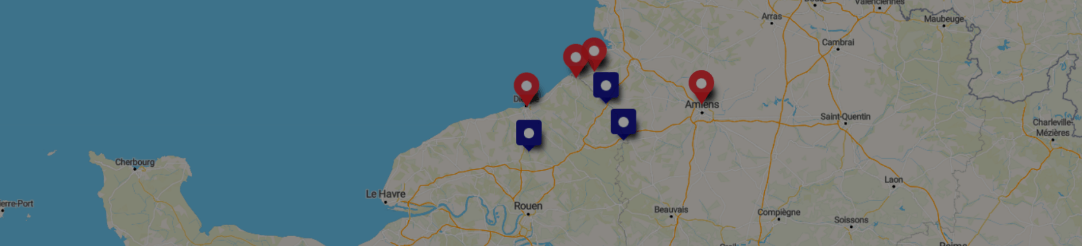 Carte des agences et points de recrutement WIB'emploi